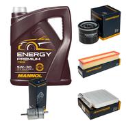 Controllo Set MANNOL Energy Premium 5W-30 5L Per Renault Twingo II 1.2 16V