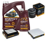 Controllo Set MANNOL Energy Premium 5W-30 6L Per Hyundai Tucson 1.6 T-GDi