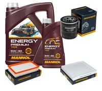 Controllo Set MANNOL Energy Premium 5W-30 6L Per KIA Stonic 1.0 T-GDi 1.4