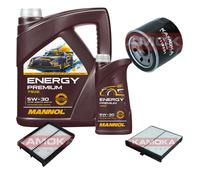 Controllo Set MANNOL Energy Premium 5W-30 6L Per Mazda 2 1.5 SKYACTIV-G M