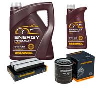 Controllo Set MANNOL Energy Premium 5W-30 6L Per Mazda 6 Kombi 2.0 MZR 1.8