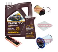 Controllo Set MANNOL Energy Premium 5W-30 6L Per Opel Combo Kasten/Kombi 1.3