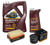 Controllo Set MANNOL Energy Premium 5W-30 6L Per Renault Clio III 1.5 DCI