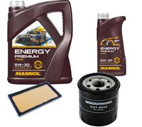 Controllo Set MANNOL Energy Premium 5W-30 6L Per Toyota RAV 4 V 2.5 Hybrid