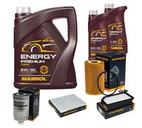 Controllo Set MANNOL Energy Premium 5W-30 7L Per Hyundai IX20 1.6 CRDi 1.4