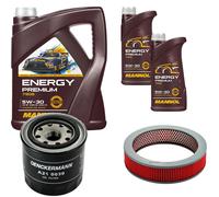 Controllo Set mannol Energy Premium 5W-30 7L per Opel Campo 2.3 4x4 Isuzu