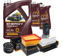 Controllo Set MANNOL Energy Premium 5W-30 7L Per Renault Kangoo/Grand 1.6