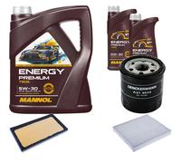 Controllo Set MANNOL Energy Premium 5W-30 7L Per Toyota RAV 4 V 2.5 Hybrid