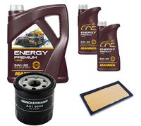 Controllo Set MANNOL Energy Premium 5W-30 7L Per Toyota RAV 4 V 2.5 Hybrid