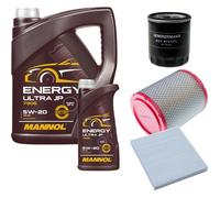 Controllo Set MANNOL Energy Ultra JP 5W-20 6L Per Jeep Compass 2.4 4X4 2.0