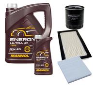 Controllo Set MANNOL Energy Ultra JP 5W-20 6L Per Jeep Compass 2.4 4x4