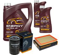 Controllo Set MANNOL Energy Ultra JP 5W-20 7L Per Jeep Cherokee 3.7 4x4