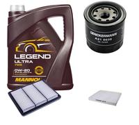 Controllo Set MANNOL LEGEND ULTRA 0W-20 5L Per Hyundai i10 1.2 MPI
