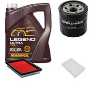 Controllo Set mannol Legend Ultra 0W-20 5L per Nissan Juke 1.6 Dig-T