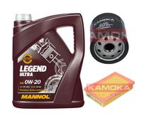 Controllo Set MANNOL Legend Ultra 0W-20 5L Per Toyota Yaris 1.5 Hybrid 1.0