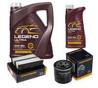 Controllo Set MANNOL Legend Ultra 0W-20 6L Per Mazda 3 Schrägheck 2.0 Mild