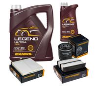Controllo Set MANNOL Legend Ultra 0W-20 6L Per Mazda 3 Schrägheck 2.0 Mild