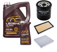 Controllo Set MANNOL Legend Ultra 0W-20 6L Per Toyota RAV 4 V 2.5 Hybrid