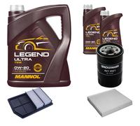 Controllo Set mannol Legend Ultra 0W-20 7L per Mitsubishi Outlander