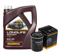 Controllo Set MANNOL LONGLIFE 5W-30 5L Per Mitsubishi Mirage/Space 1.2 1.0
