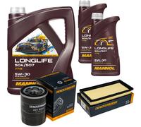 Controllo Set MANNOL LONGLIFE 5W-30 7L Per Mitsubishi Mirage/Space 1.0 1.2