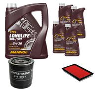 Controllo Set MANNOL LONGLIFE 5W-30 9L Per Nissan 200 SX 1.8 Turbo