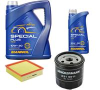 Controllo Set MANNOL Special Plus 10W-30 6L Per VW Polo Coupe 1.3 Cat