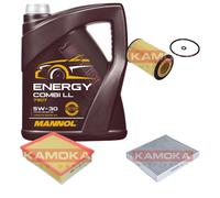 Controllo Set mannol Station Wagon Ll 5W-30 5L per Skoda Rapido Spaceback 1.6