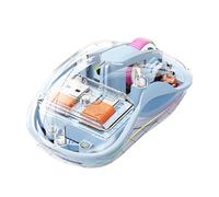 Controllo silenzioso del computer wireless, controllo del computer a tre modalità con luce RGB, soggiorno aule studiare silenzioso per lavorare, imparare, giocare