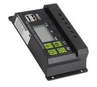 Controllo Solare Controller Solare Controller Solare PWM Display Digitale Controllo Auto Controllo Solare Regolatore Intelligente 30A Tecnologia la Batteria HARN con Controller. Exte Avanzato (10A)