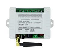 Controllo telecomando alla gru wireless, DC 12/24/36 4CH Ricevitore radio con interruttore di telecomando senza fili con antenna for ventose for telecomando a lunga distanza 2000M(C211008 1PCS)