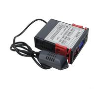 Controllo Temperatura Dual Sensore 12V 24V 220V(12V) | Doppio display LCD chiaro, monitoraggio simultaneo, impostazione per facile, per ideale per controllo preciso