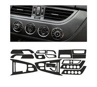 Controllo Trim Pannello per BMW Z4 E89 2009 2010 2011 2012 2013 2014 2015 2016 5D Interior Trim Decalcomanie Nero in Fibra di Carbonio Pattern Look Sticker