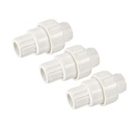 Controllo Valvole 20mm ID Scorrevole Estremità Molla In linea,Bianco 3pz