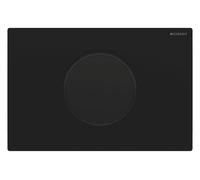 Centralina per WC Geberit con azionamento elettrico del risciacquo, Sigma10, a 2 risciacqui, a batteria, a vite, 115.909., Colorazione: nero opaco, rivestimento facile da pulire / nero - 115.909.16.6