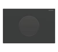 UnitÃ di comando per WC Geberit con azionamento elettrico del risciacquo, senza contatto, Sigma10, con comando a infrarossi, 115.907., Colorazione: nero opaco, rivestimento facile da pulire / nero - 115.907.16.6