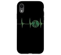 Controllore ATC di traffico aereo di impulso di elettrocardiogramma del radar di volo Custodia per iPhone XR