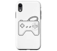 Controllore di gioco Un disegno di linea Gamer Custodia per iPhone XR