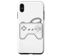 Controllore di gioco Un disegno di linea Gamer Custodia per iPhone XS Max