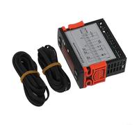 Controllore di Temperatura Digitale Intelligente -974 con Doppio Sensore, Termostato per Refrigerazione e Sbrinamento, Intervallo -50~110°C, Alimentazione 230VAC, Relè 8A