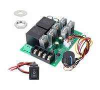 Controllore di Velocità PWM, Interruttore Driver Regolabile, Bassa Tensione CC, 40 A 12 V/24 V/36 V/48 V CC, Interruttore Avanti/Indietro
