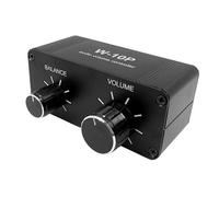 Controllore di volume 3.5mm W-10P 2 canali Interfaccia 3.5mm Regolazione passiva Nero