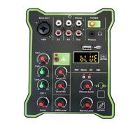 Controllore DJ, Console di missaggio a 5 canali Mixer audio professionale multifunzionale Display digitale compatibile for strumento microfonico