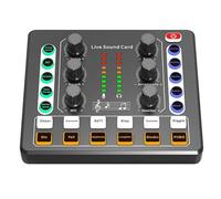 Controllore DJ Interfaccia audio con mixer DJ, effetti della scheda audio live e cambio voce, perfetta for streaming live/podcasting/giochi
