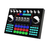 Controllore DJ Microfono Attrezzatura for trasmissione dal vivo Scheda audio Scheda mixer audio Streaming live Mixer live professionale
