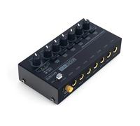Controllore DJ, Mixer Aud**io Mini mixer audio stereo ultracompatto a 6 canali a basso rumore for la registrazione in studio domestico Performance dal vivo all'aperto MIX600