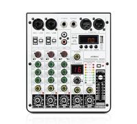 Controllore DJ, Mixer audio a 4 canali, mixer DJ con interfaccia USB, funzione, 16 effetti DSP ed EQ a 3 bande (ARMX-4)