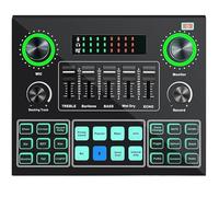 Controllore DJ Mixer audio stereo con scheda audio V9 con effetti e cambio di voce for giochi for computer, trasmissione in diretta for telefoni cellulari