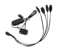 Controllore Luci Rgb Multicanale Mini per Pc, Nero, Pvc | Sincronizzazione Luminosa, Espansione Pratica, per Modding e Gestione Ordinata