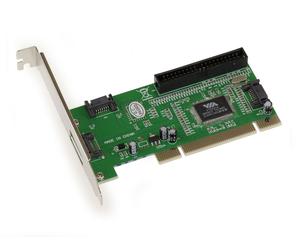 Controllore PCI VIA 2X SATA + 2X IDE - RAID 0, 1, 0+1 - CHIPSET VIA VT6421A